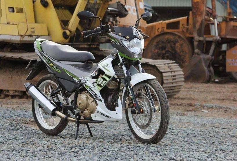 Chùm ảnh đẹp về suzuki raider độ bánh căm