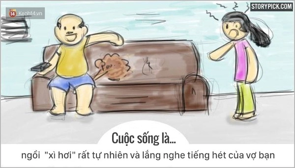 Chùm tranh đằng sau sự nhàm chán của cuộc sống là một sự thật bất ngờ