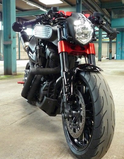 Cùng ngắm yamaha mt-01 độ cafe racer