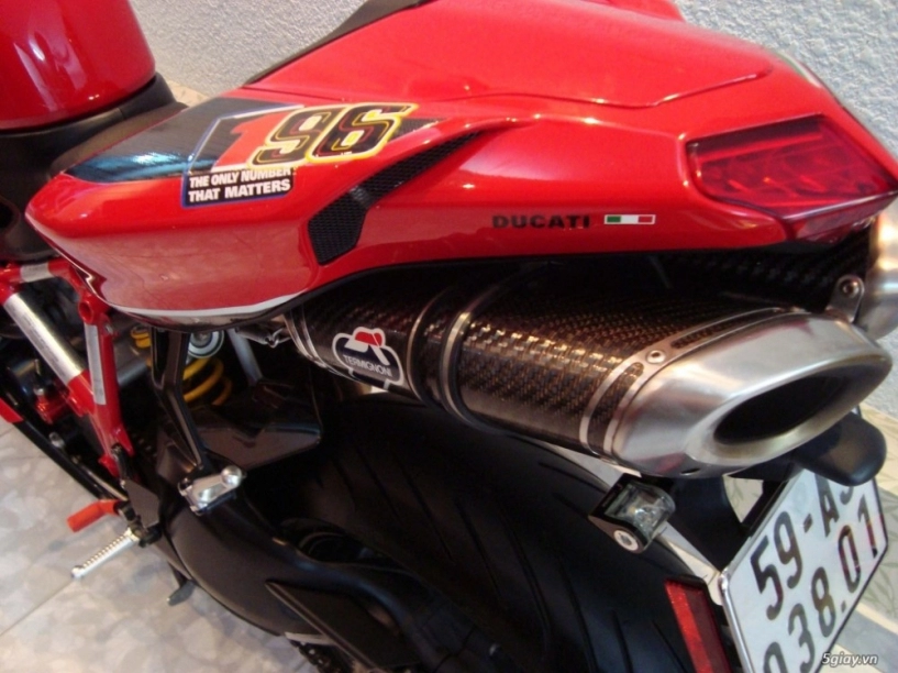 Ducati 848 evo độ nổi bật của biker sài thành