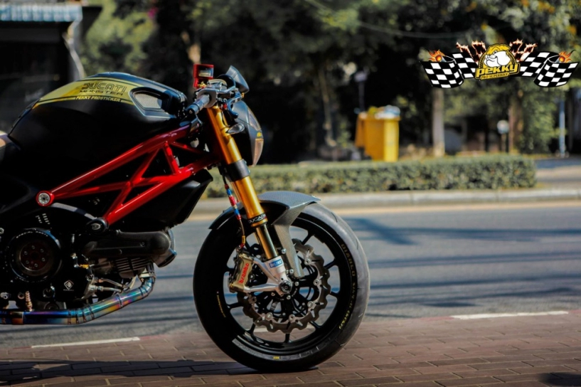 Ducati monster 795 chất chơi trong phiên bản cafe racer