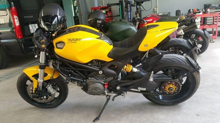Ducati monster 796 màu vàng độ cực chất