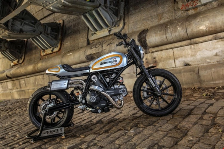 Ducati scrambler ấn tượng hơn với phong cách retro từ krugger