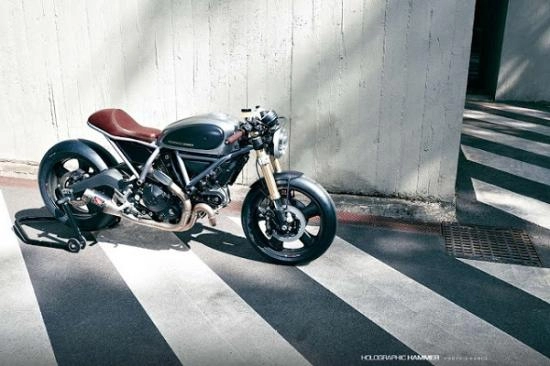 Ducati scrambler đẹp mê mẩn với phong cách cafe racer