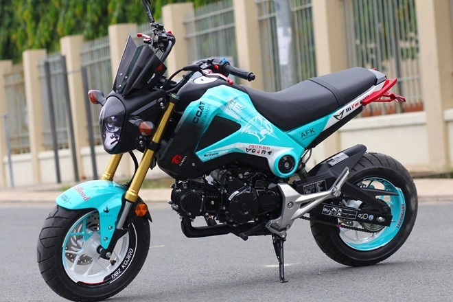 Honda msx 125 sơn đấu với phong cách game online