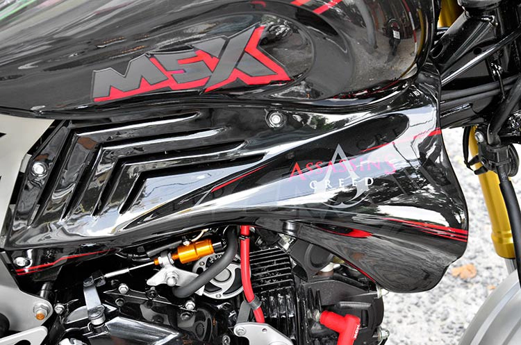 Honda msx độ độc đáo với phiên bản harley