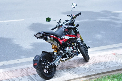 Honda msx125 độ gần 400 triệu của chàng trai hà nội