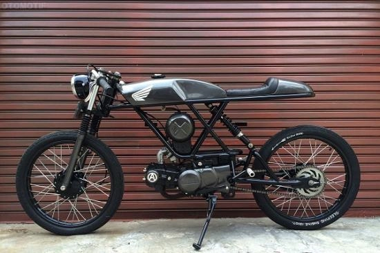 Honda win 100 độ cafe racer vô cùng độc đáo