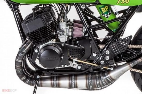 Kawasaki h1 mô tô 2 thì độ cafe racer theo phong cách nhật