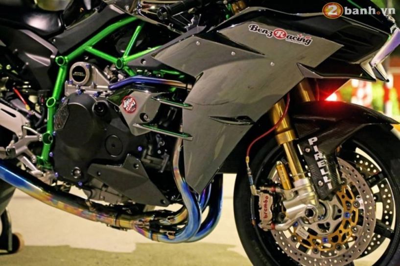 Kawasaki ninja h2 tuyệt đẹp với phiên bản độ khủng