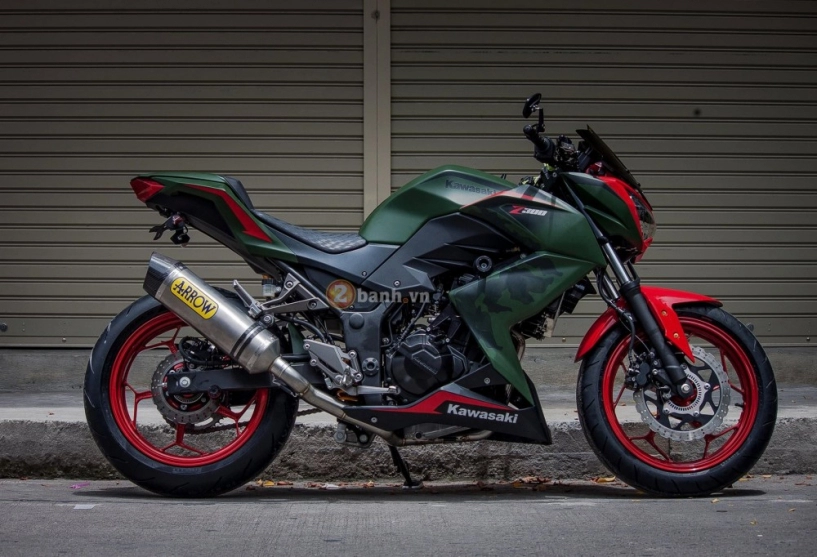 Kawasaki z300 phiên bản camo độ hàng hiệu tại thái