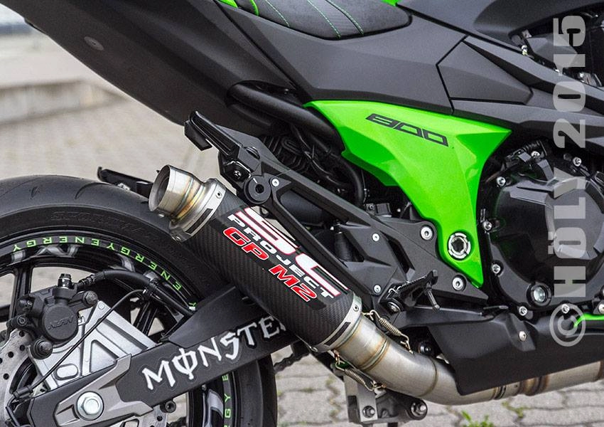 Kawasaki z800 2015 độ nổi bật với phiên bản ultra green