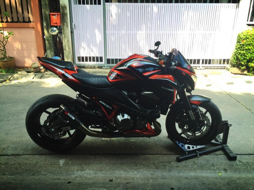 Kawasaki z800 độ nhẹ nhàng đầy phong cách