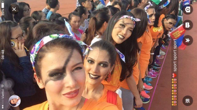 Lan khuê trắng tay hh namibia lập kỷ lục ở sports challenge - miss world 2015