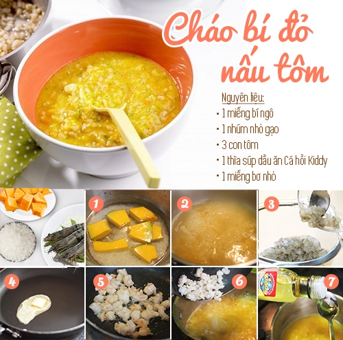 Mách mẹ thực đơn ăn dặm siêu ngon mà dễ làm cho bé yêu