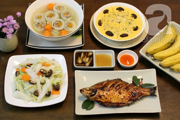 Menu 65000đ cho bữa tối 4 món nhanh gọn ngon lành