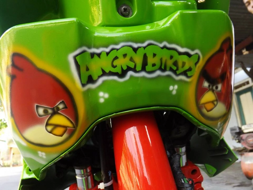 Mio drag phiên bản angry birds