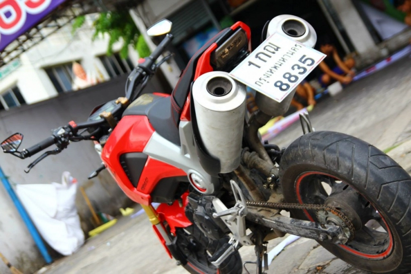 Msx độ mang phong cách ducati hypermotard lẫn monster