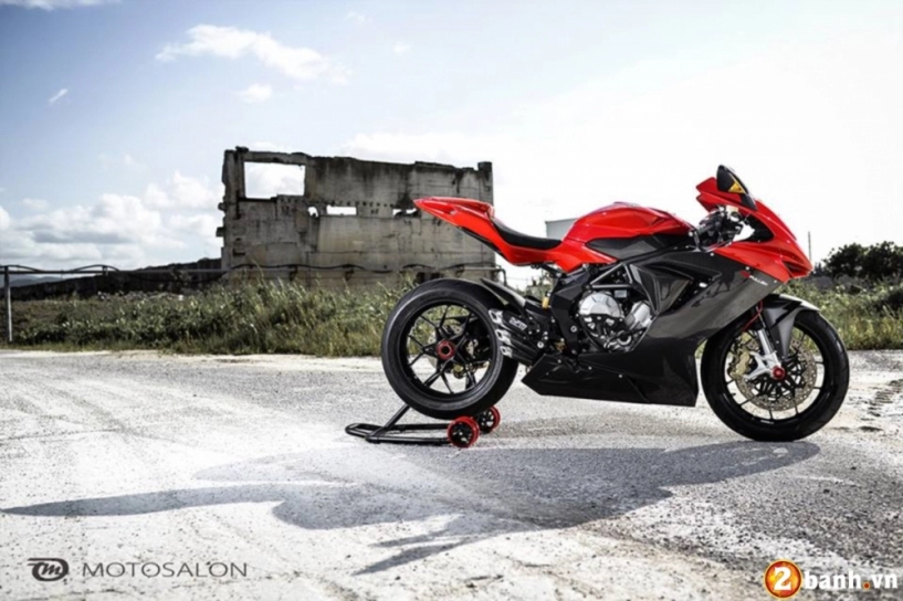 Mv agusta f3 đẹp tinh tế với phiên bản độ fullsix carbon