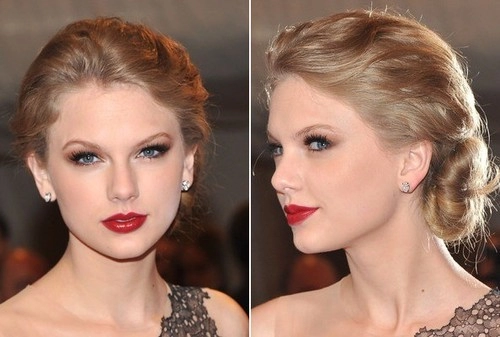 Những kiểu tóc updo đẹp nhất của taylor swift