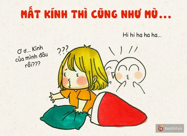 Những nối ấm ức mà chỉ người đeo kính mới hiểu