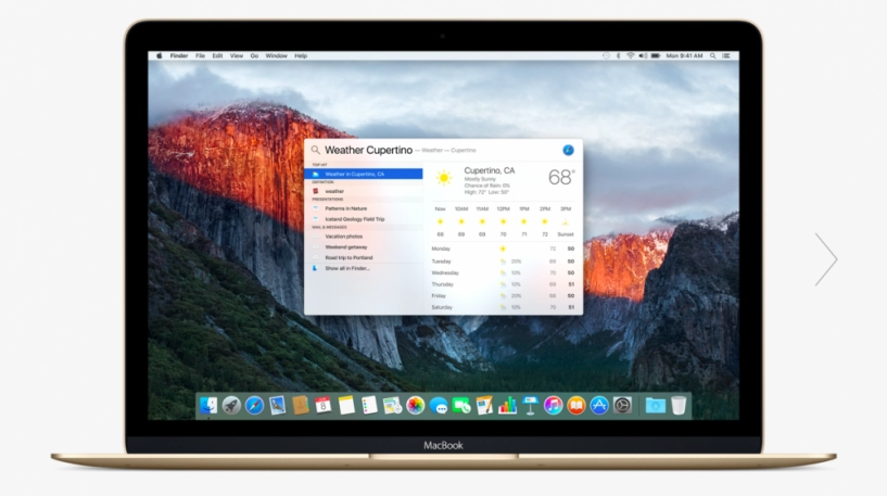 Os x 1011 el capitan nhiều thứ mới cải tiến trải nghiệm người dùng