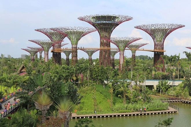 Singapore đô thị trong công viên khổng lồ