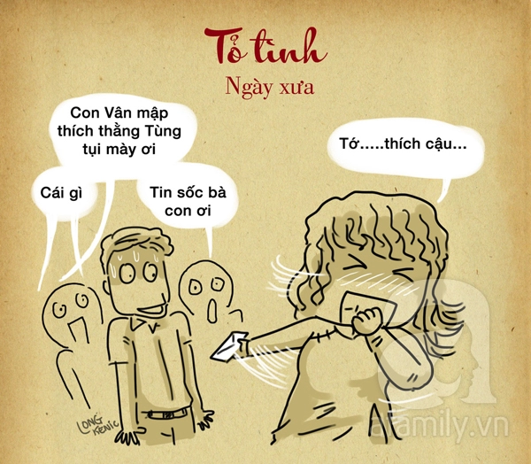 Yêu thời xưa 2 So sánh sự khác biệt giữa yêu thời xưa và yêu thời nay