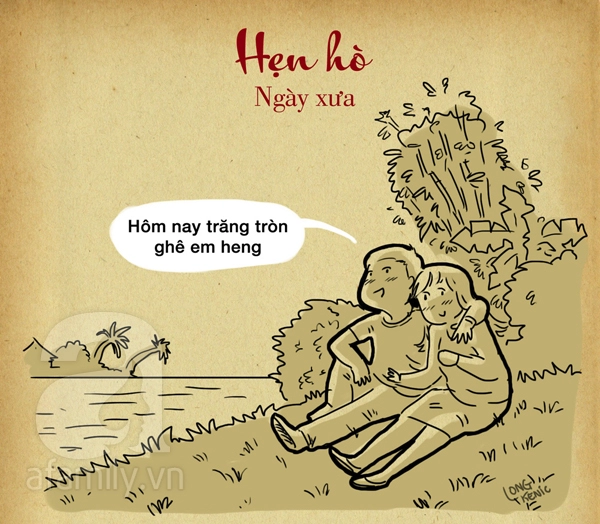 So sánh sự khác biệt giữa yêu thời xưa và yêu thời nay