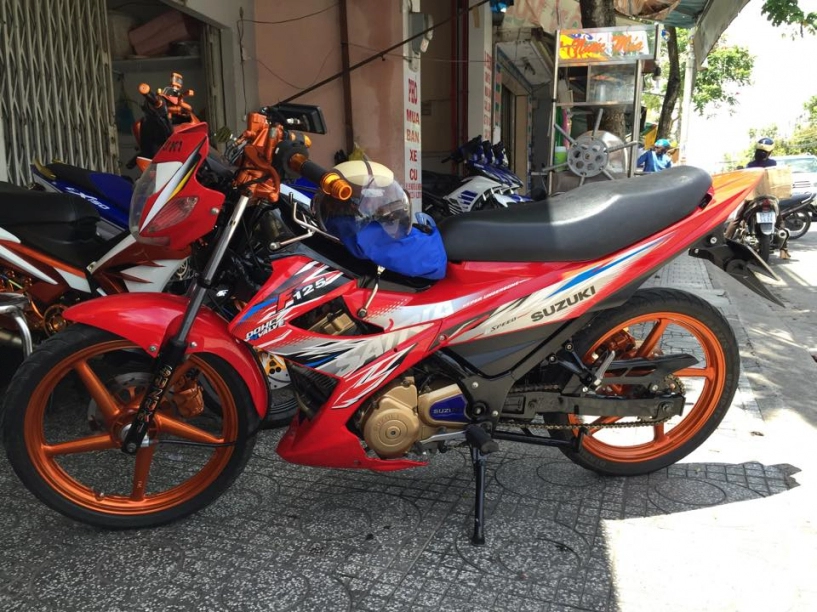 Suzuki fx độ dàn áo raider 150cc leng keng