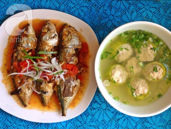 Thực đơn cơm tối Thực đơn 72000đ nhanh gọn đủ chất