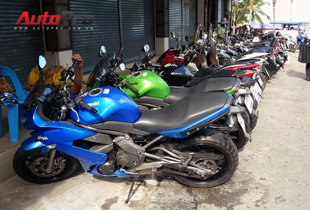 Thuê siêu môtô cực dễ ở thiên đường đèn đỏ pattaya
