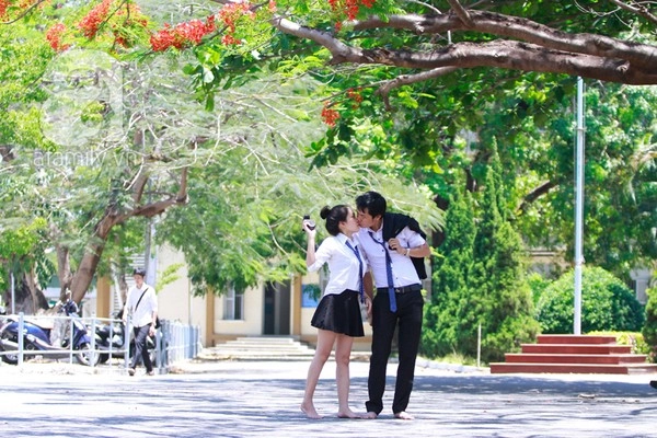 ảnh cưới tình người duyên ma Tình yêu ngọt lừ của cặp trai xinh gái đẹp qua bộ ảnh cưới tình người duyên ma