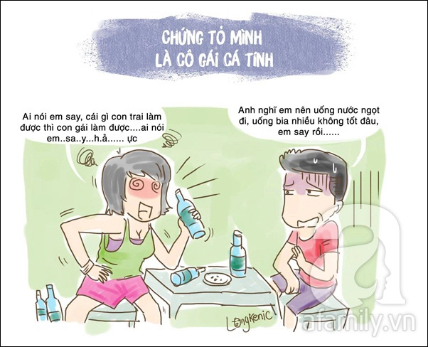 Tranh vui những cách thu hút đàn ông phản tác dụng của chị em