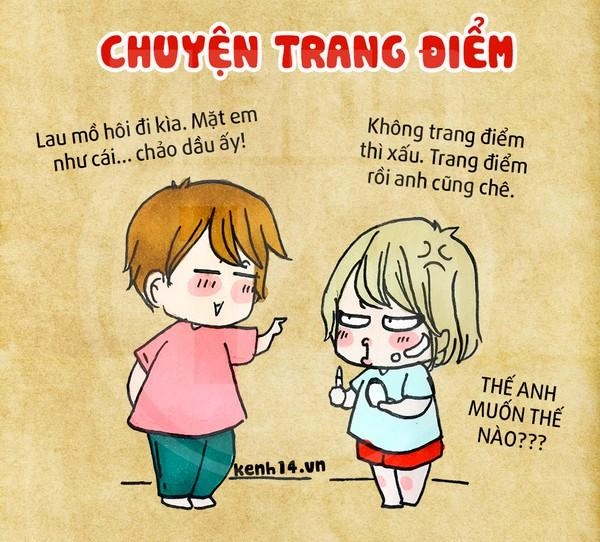 tranh vui nỗi khổ của những cặp đôi yêu nhau mùa nắng nóng