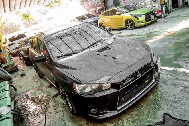 Xe thể thao hàng độc mitsubishi lancer evolution ở sài gòn