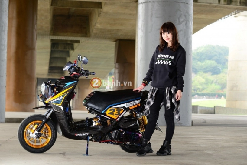 Yamaha bws độ khủng của nữ biker cá tính
