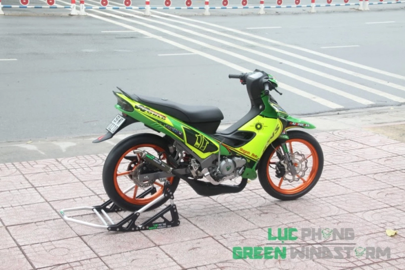 Yamaha z125 sơn airbrush tem đấu cực phong cách