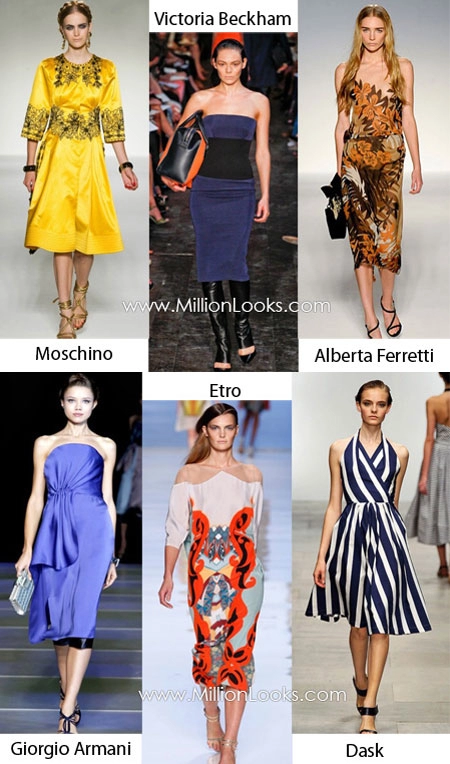 10 xu hướng thời trang váy xuân hè 2012