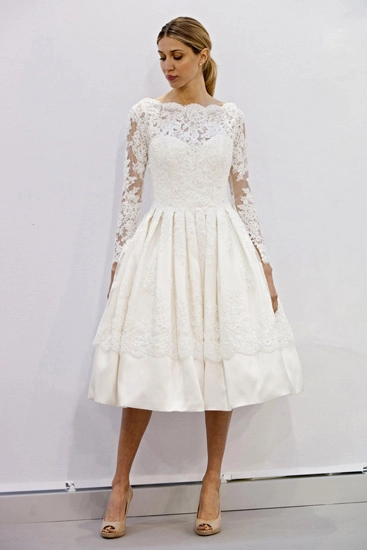 20 bộ váy cưới ngắn đẹp nhất 2015 tiếp