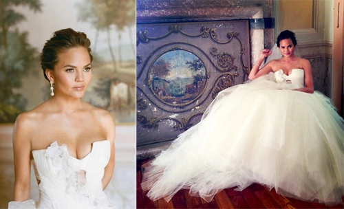 7 bộ váy cưới ấn tượng của các siêu mẫu