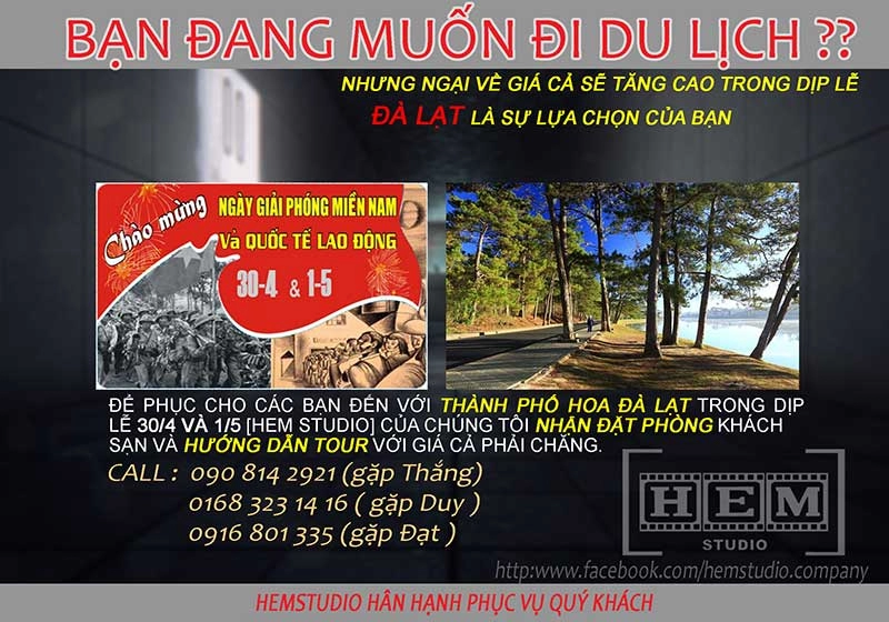 Anh em nào đi đà lạt chơi cần tư vấn thì vào đây 