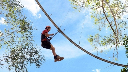 Australia mở đường dây đu zipline dài nhất thế giới