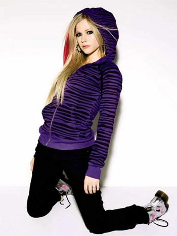 Avril lavigne dễ thương với phong cách teen