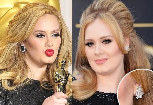 Bí mật sau vẻ hoàn hảo của adele tại oscar 2013