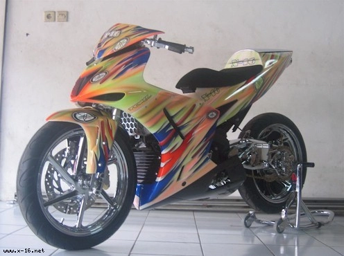 Bộ ảnh exciter độ đẹp của biker indonesia