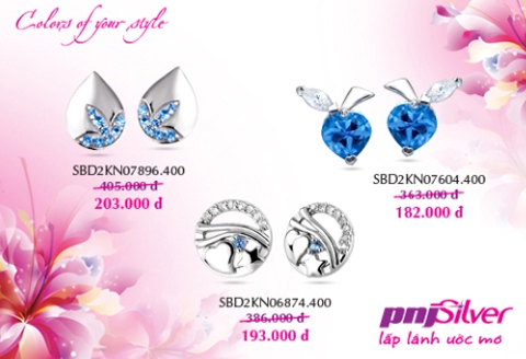 Bộ sưu tập colors of your style của pnjsilver