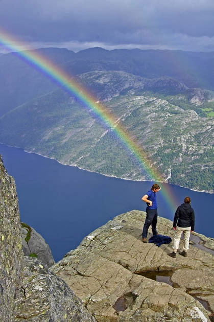 Cảnh đẹp của vách đá preikestolen