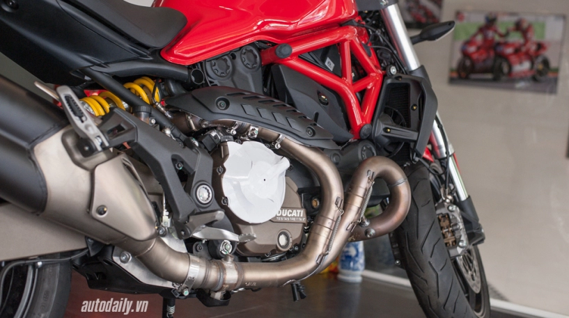 Chi tiết ducati monster 821 đầu tiên về hà nội