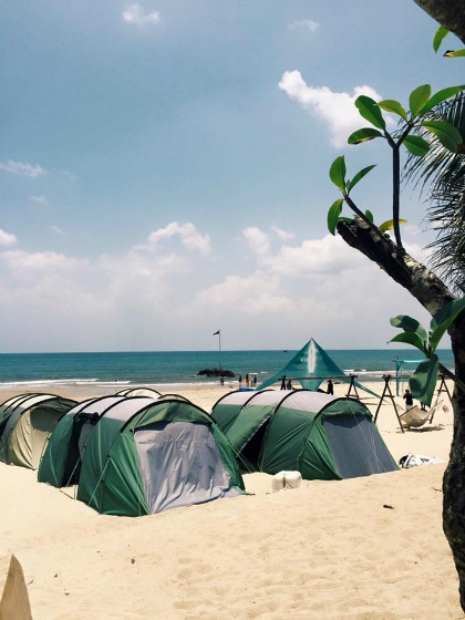 Coco beachcamp - nơi không dành cho người ngại nắng gió